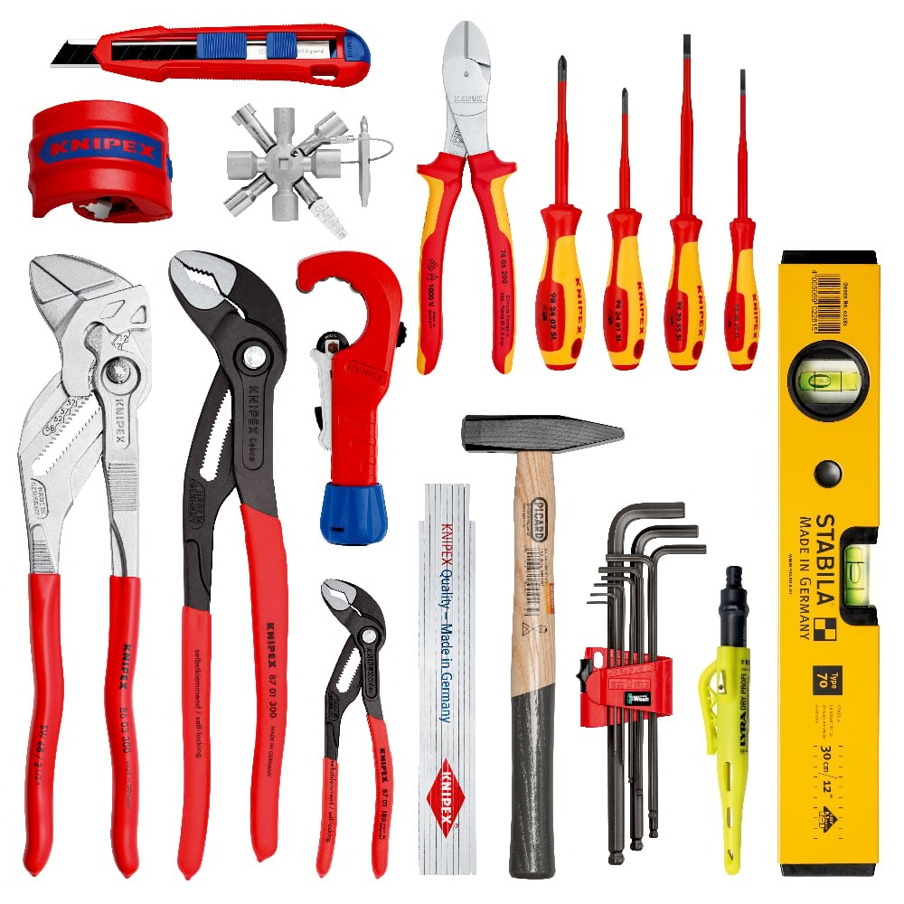 Ruksak za alat KNIPEX Modular X18 (vodoinstalaterski set, 17 komada)-1