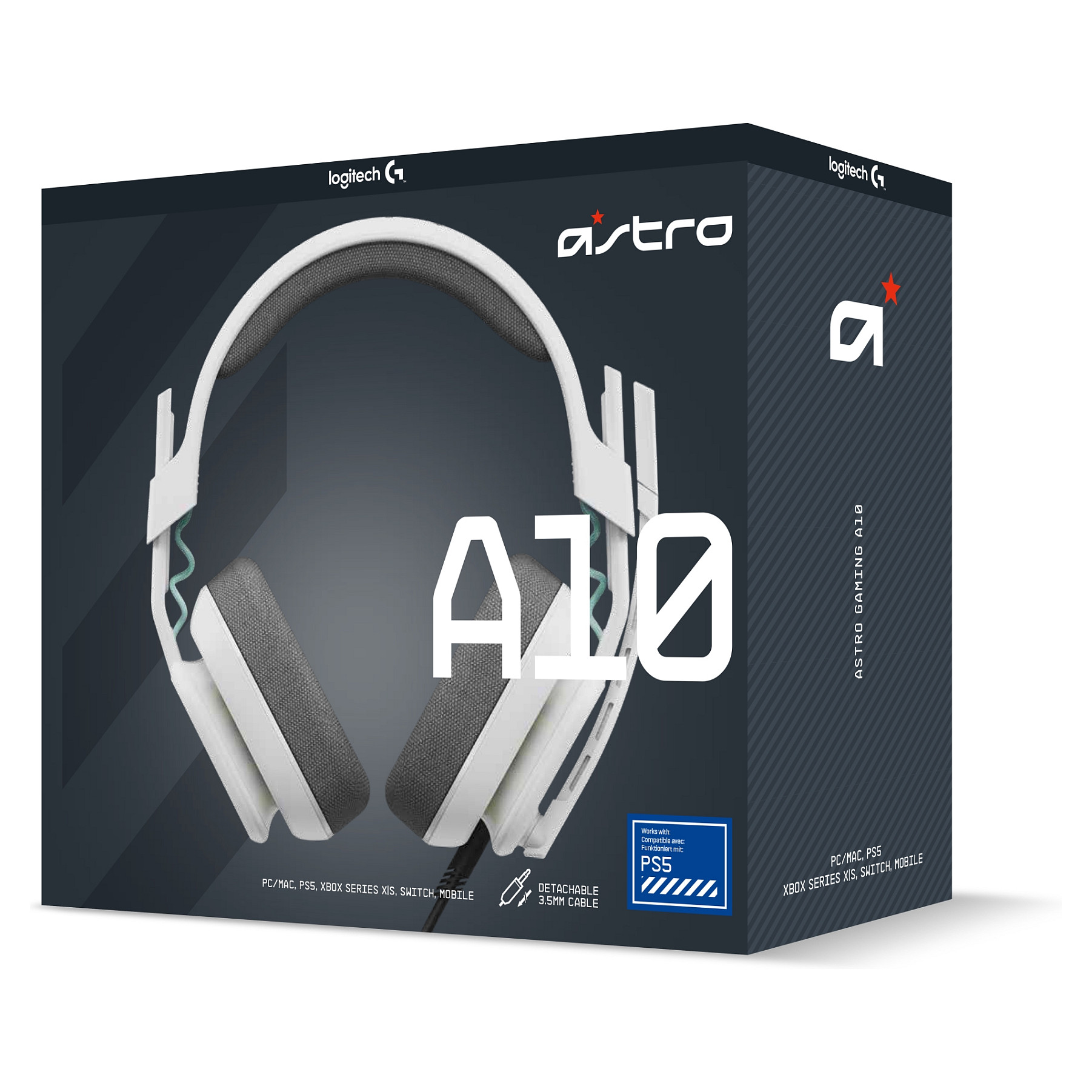 Slušalice LOGITECH A10 Gaming Headset WHITE - PLAY STATION-14
