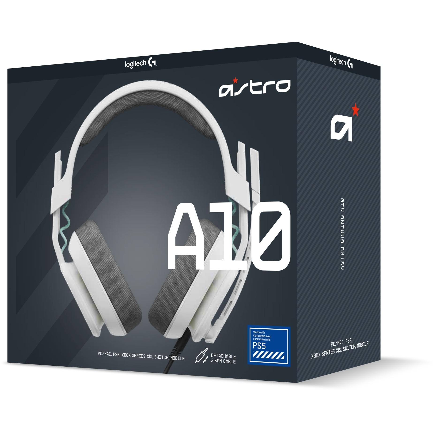 Slušalice LOGITECH A10 Gaming Headset WHITE - PLAY STATION-21