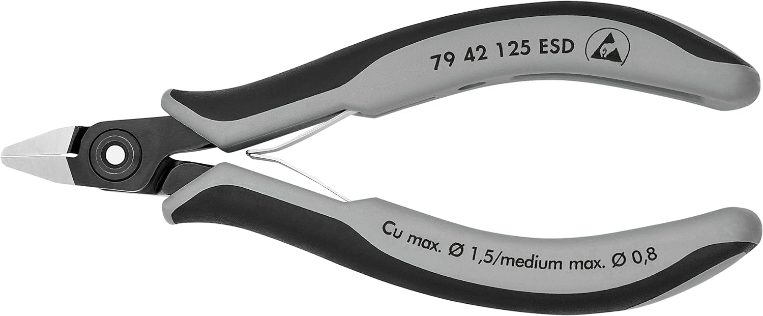 Precision side-cutting electronics pliers RSEK-125 Knipex-0