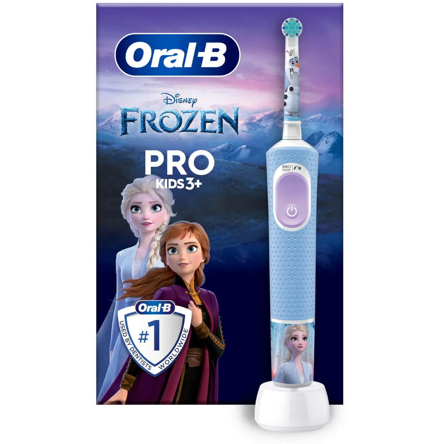 Električna četkica za zube BRAUN Oral-B Vitality PRO Kids Frozen plava