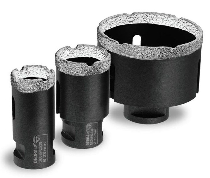 Set dijamantnih kruna DEDRA H1196 (28, 35, 68 mm)-0