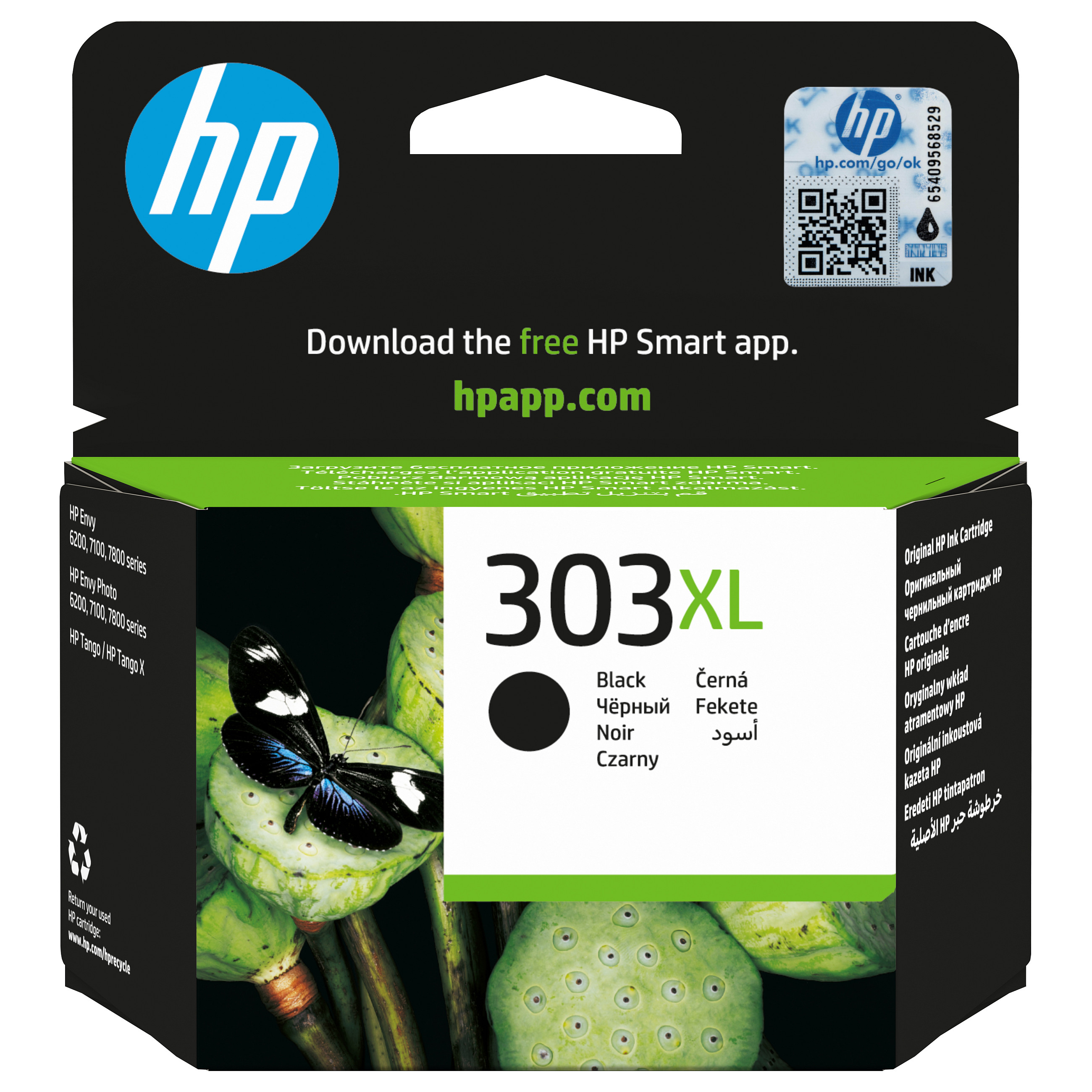 Tinta HP 303XL High Yield Black Original Ink Cartridge (visoki kapacitet, original, crna)