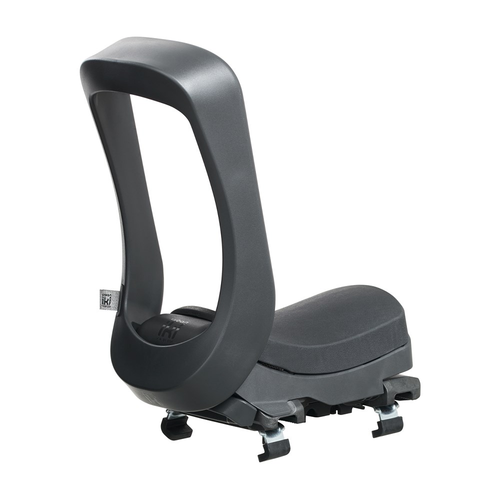 Dječja sjedalica za bicikl URBAN IKI Junior (stražnja, 5-10 god, do 35 kg, zaključavanje) Bincho Black/Kurumi Brown-2