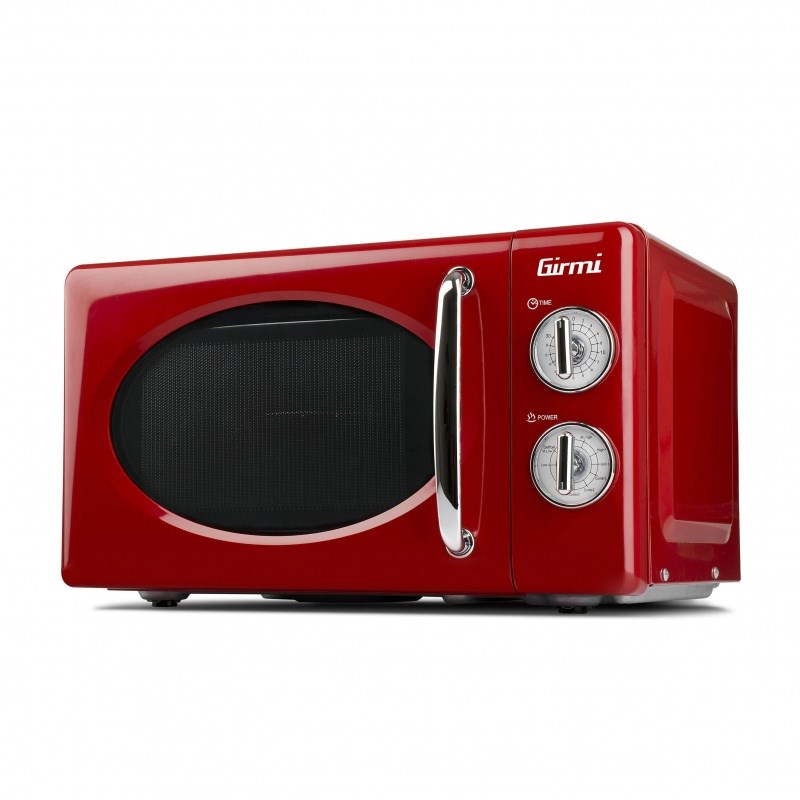 Mikrovalna pećnica GIRMI FM21, 20L, 700W, Grill, Crvena