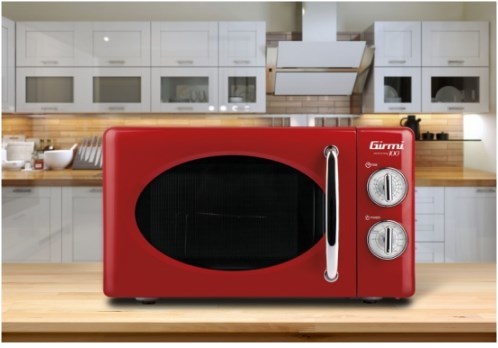 Mikrovalna pećnica GIRMI FM21, 20L, 700W, Grill, Crvena-2