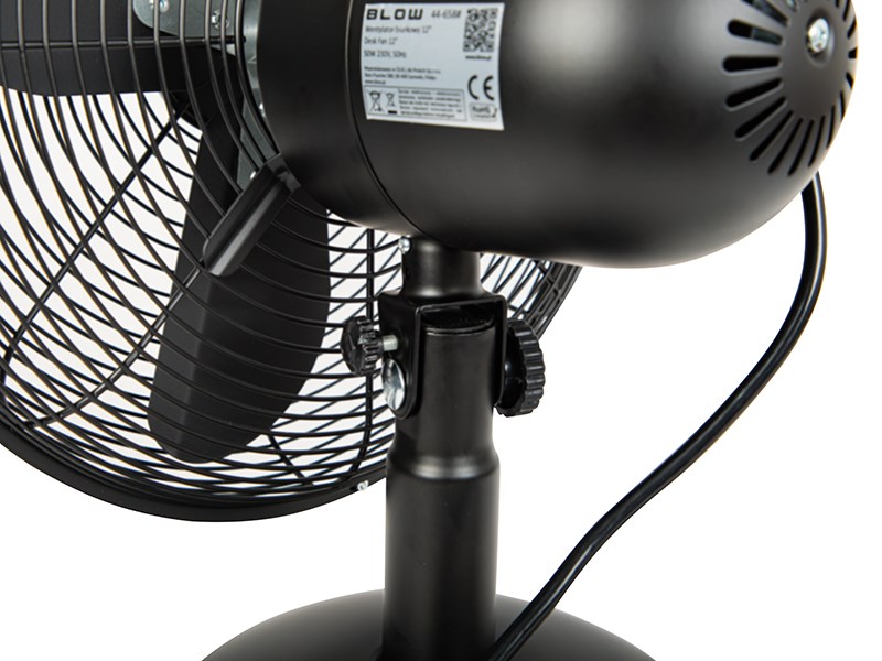 Stolni ventilator BLOW 12"/30cm 50W crna boja-3