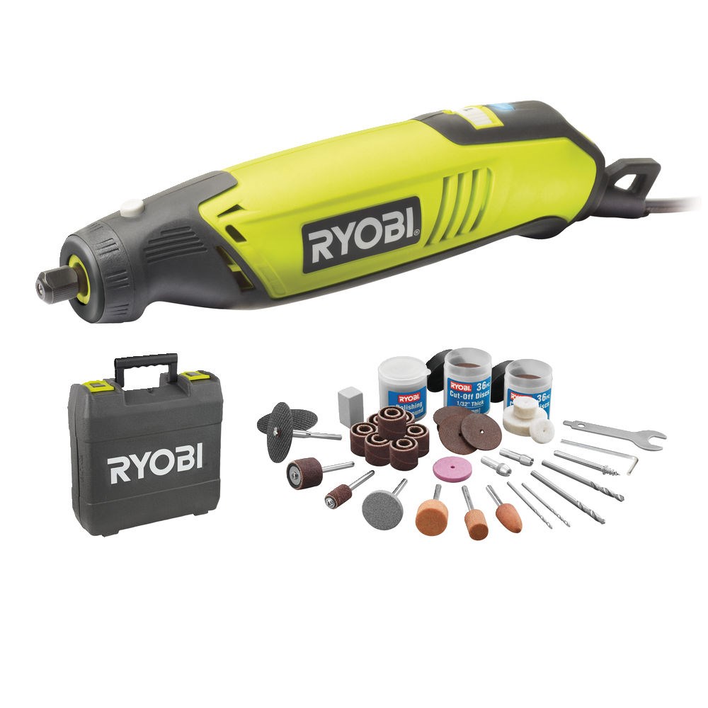 Ravna brusilica RYOBI EHT150V (150W, 10.000-35.000 o/min, 115 kom pribora)-0