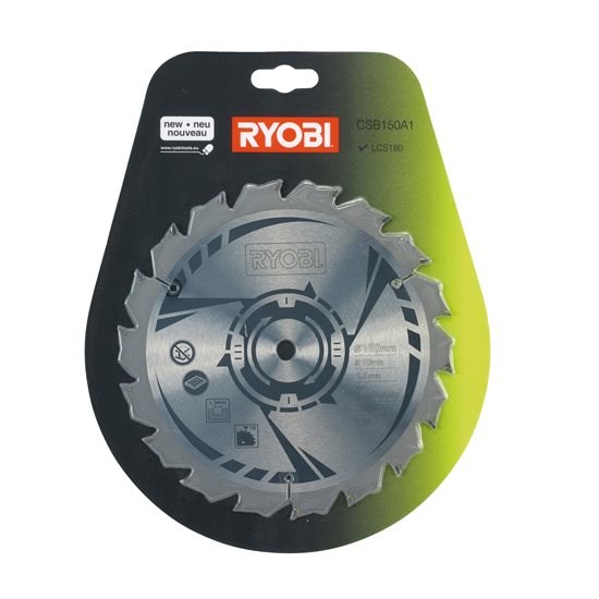 List kružne pile RYOBI CSB150A1 (150 mm, provrt 10 mm, 18 zubaca TCT)-0