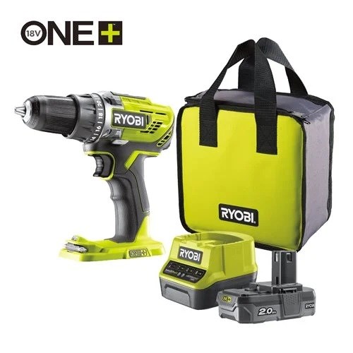 Akumulatorska bušilica-odvijač RYOBI R18DD3-0 ONE+ 18V (50Nm, bez baterije)