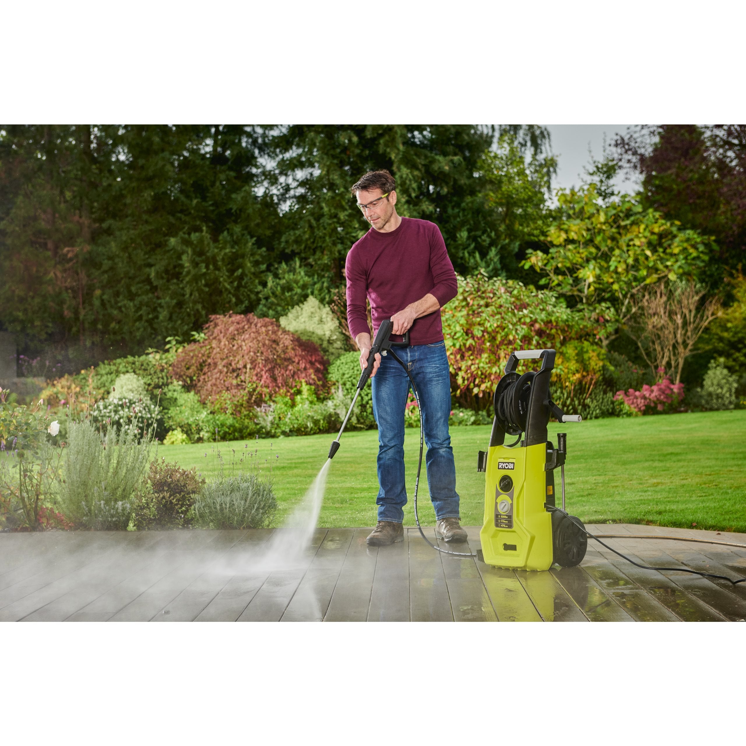 Visokotlačni perač RYOBI RY170PWA (2500W, 170 bar, 520 L/h, 10m crijevo)-1