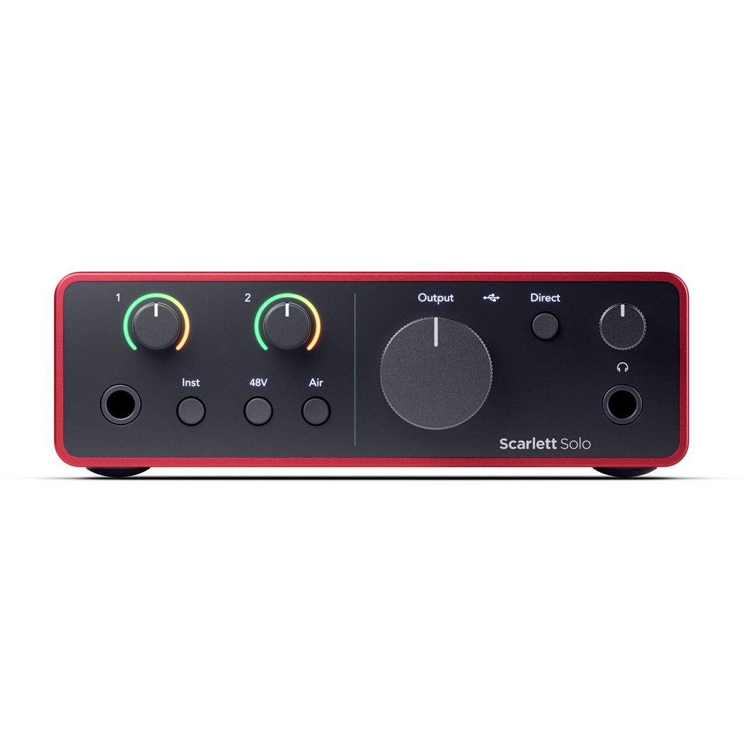 Audio sučelje FOCUSRITE Scarlett Solo 4th Gen (2-kanalno, 4. generacija)