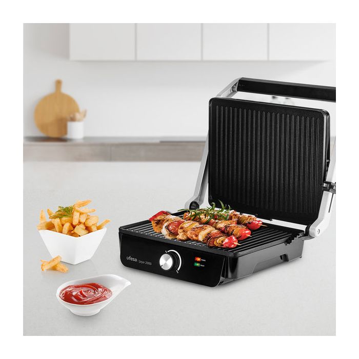 Električni kontaktni žar UFESA Press Grill Jaya 2000 – 2000 W, 180°-5