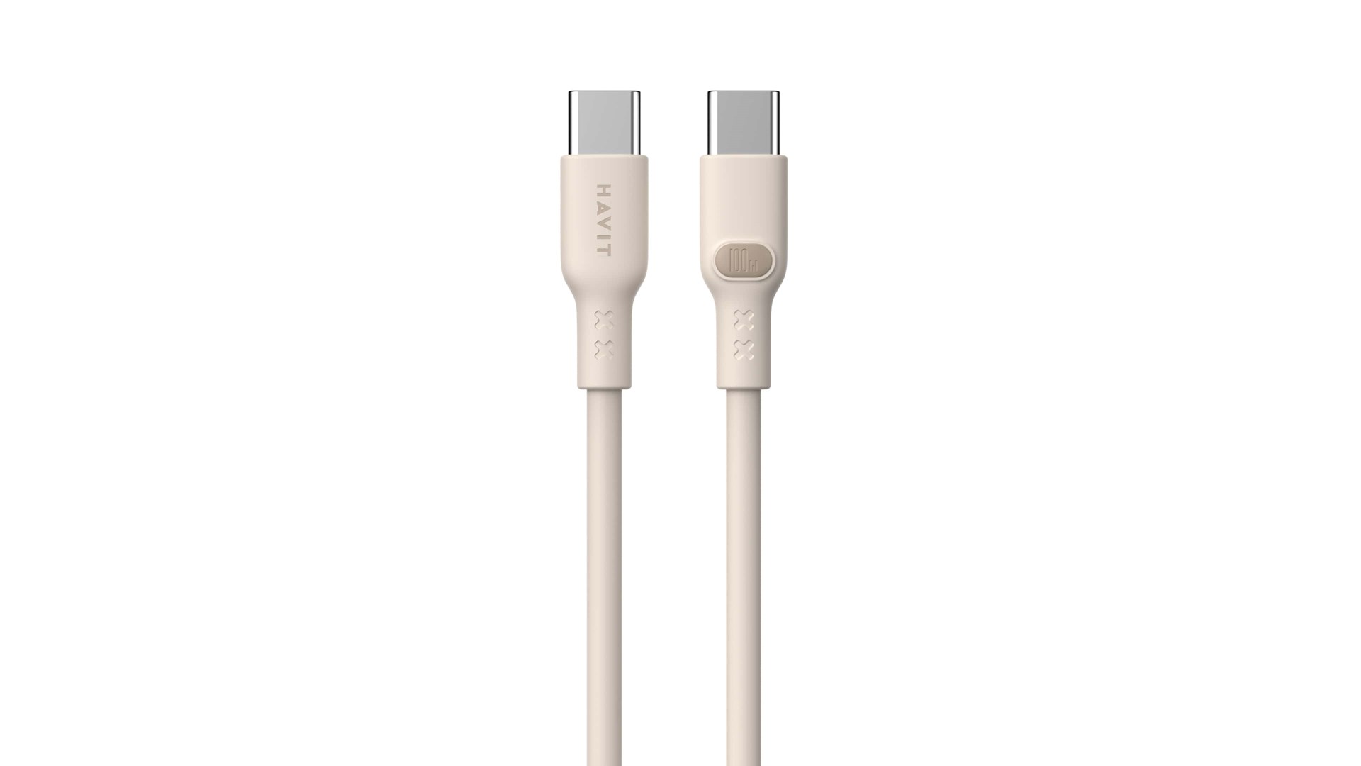 Kabel HAVIT CB6284 (USB Type C na USB Type C, 2.0 m, bež)-3