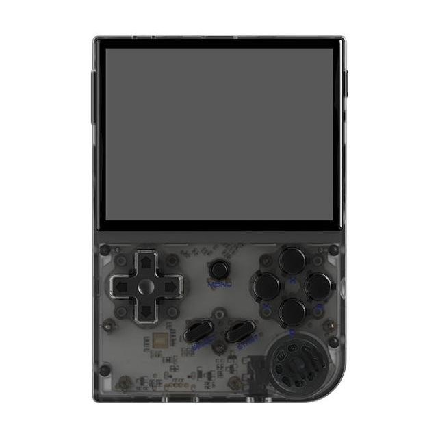 Prijenosna retro konzola ANBERNIC RG35XX (2024) (3,5" IPS, Linux, prozirna crna boja)-3