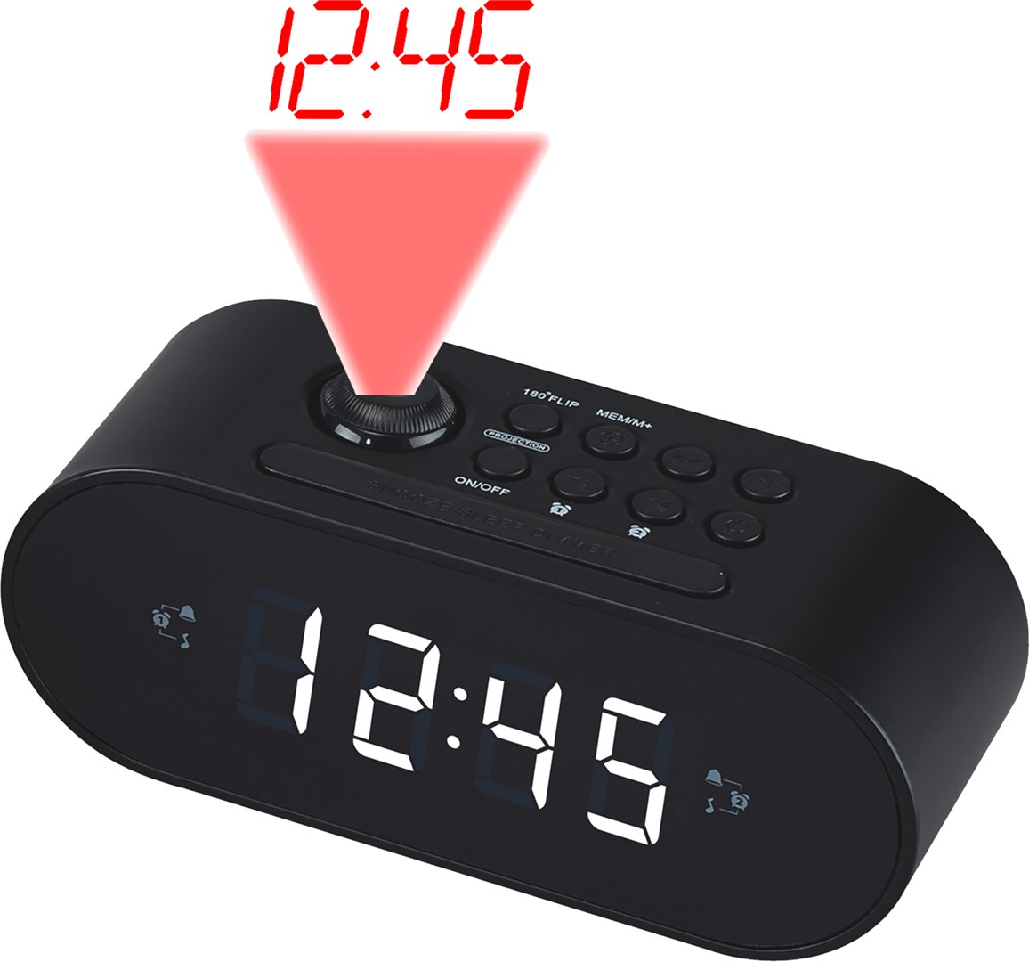 Denver CRP-717 Clock Digital Black