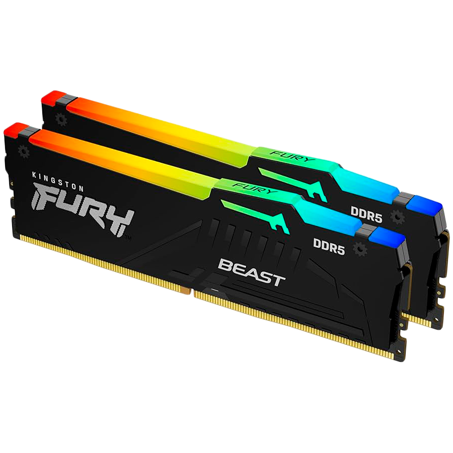 Radna memorija KINGSTON FURY Beast RGB (64GB (2x32GB), DDR5, 6000MHz, CL36)-0