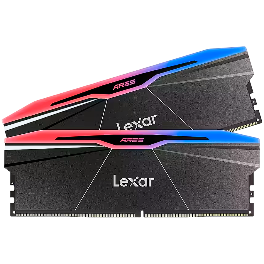 Memorija LEXAR ARES RGB (32GB (2x16GB), DDR5, 6000MHz, CL30, crna)-0