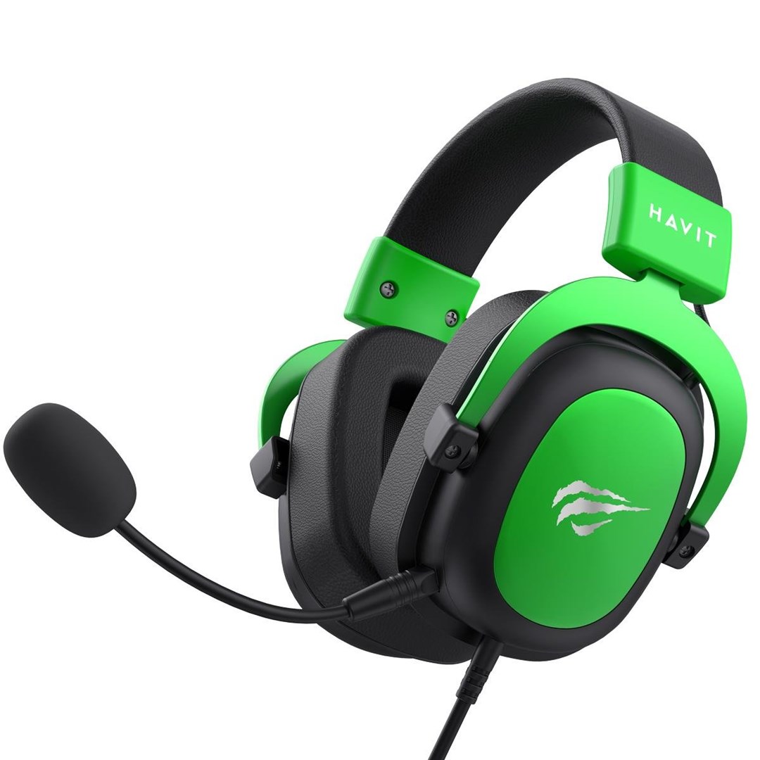 Slušalice HAVIT H2002d (žičane, za gaming, crno-zelene)-3