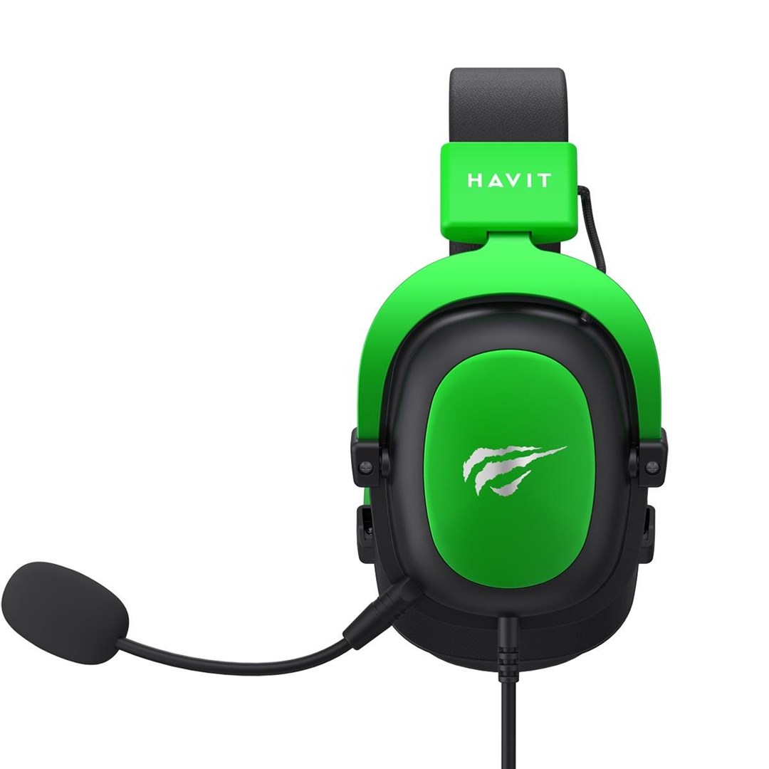 Slušalice HAVIT H2002d (žičane, za gaming, crno-zelene)-2