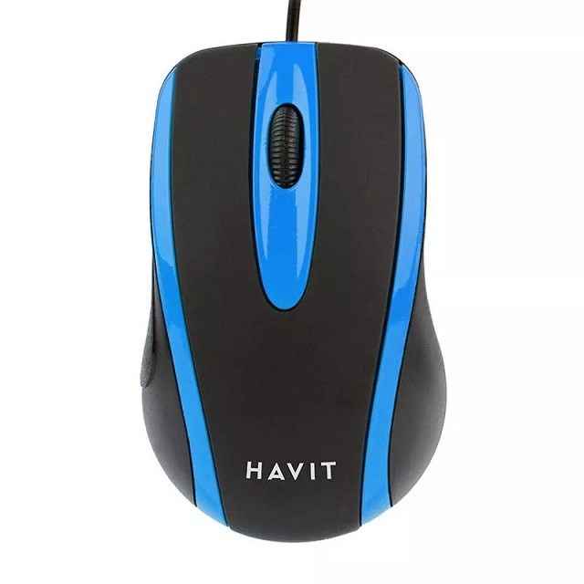 Miš HAVIT HV-MS753 (univerzalni, crno/plava boja)-0