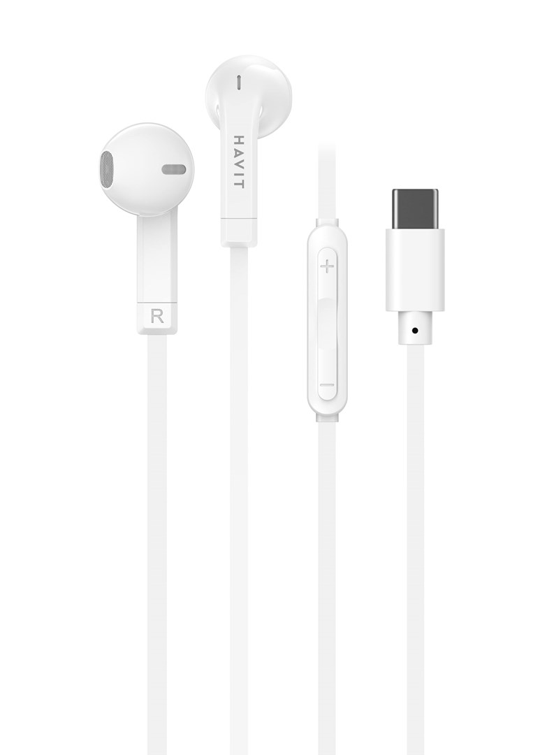 Slušalice HAVIT E336C (žičane, in-ear, bijele)-0