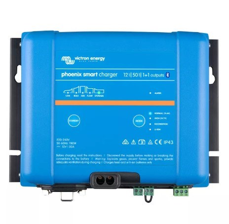 Victron Energy Phoenix Smart IP43 Charger 12/50(1+1) 120-240V-0