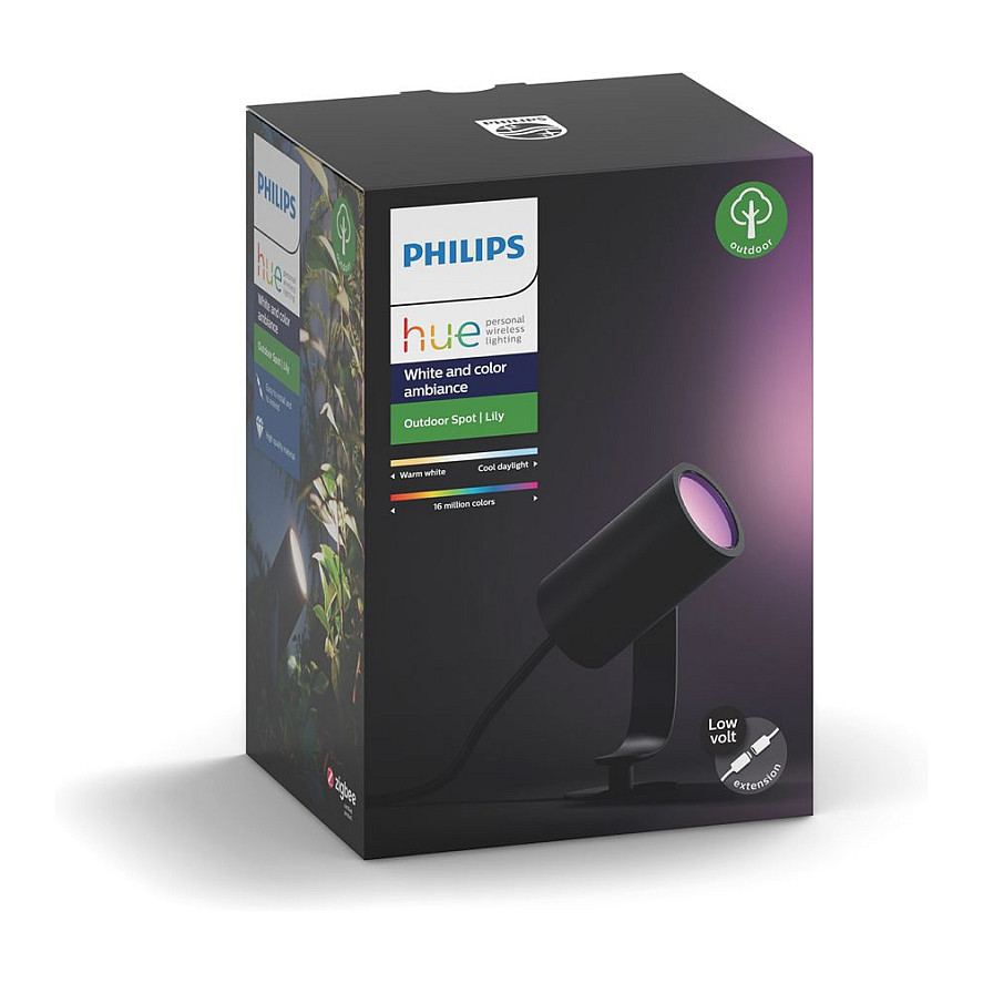 VANJSKI REFLEKTOR PHILIPS Hue Outdoor Spotlight Lily (White and Color Ambiance)-9