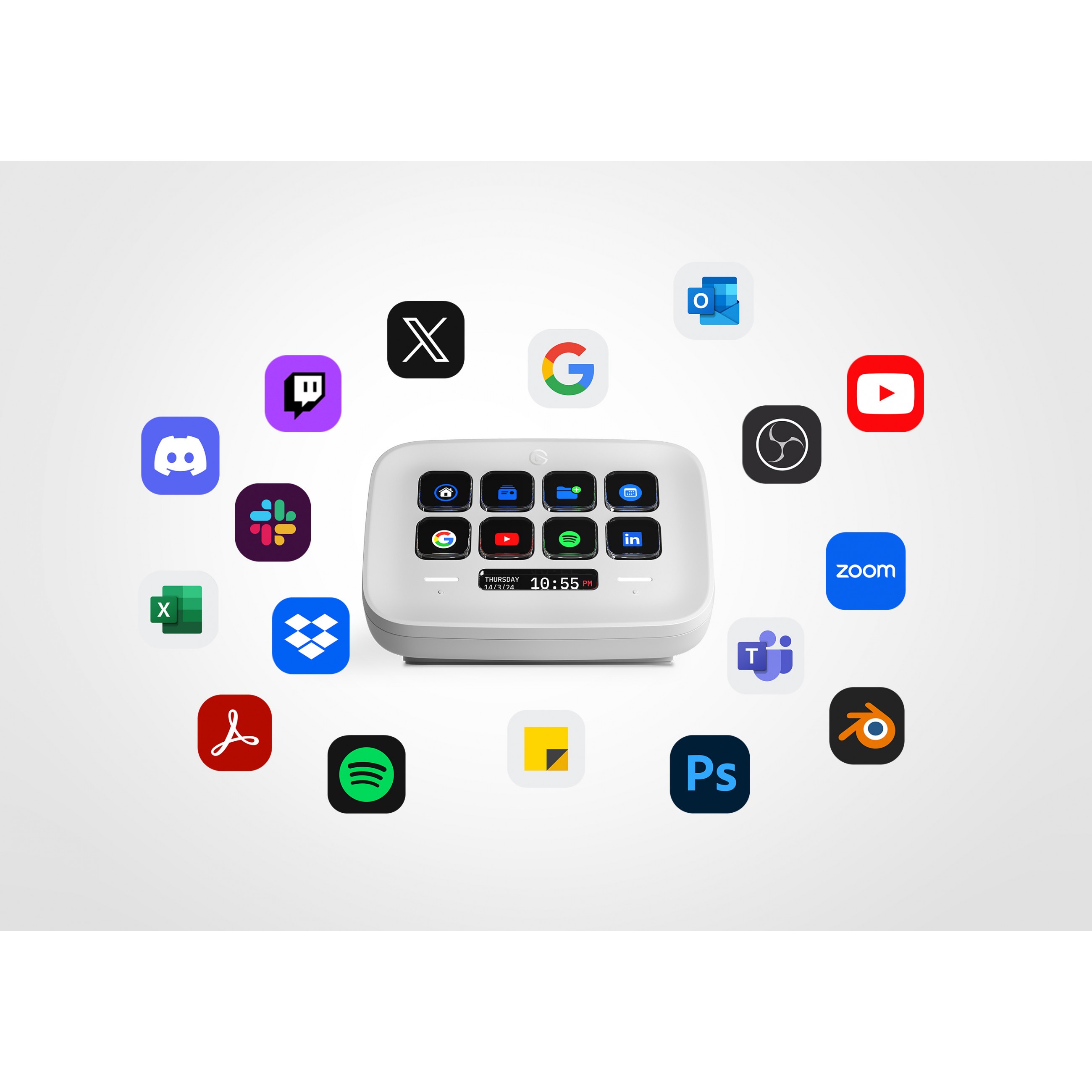 Kontroler Elgato STREAM DECK NEO White-3