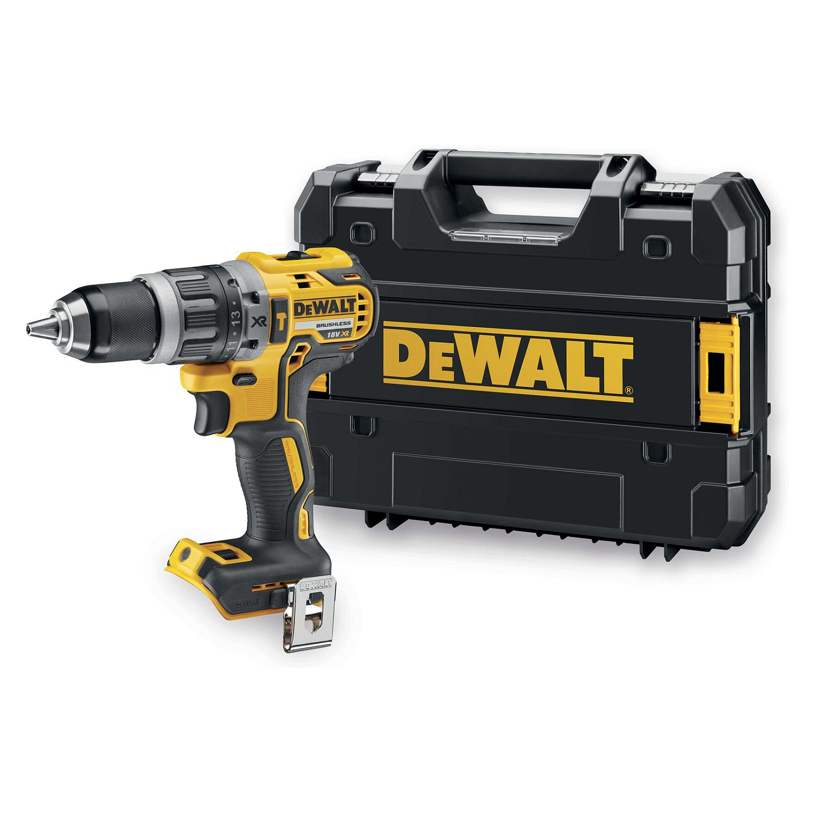 DeWALT DCD796NT-XJ drill Keyless 1.3 kg Black, Yellow