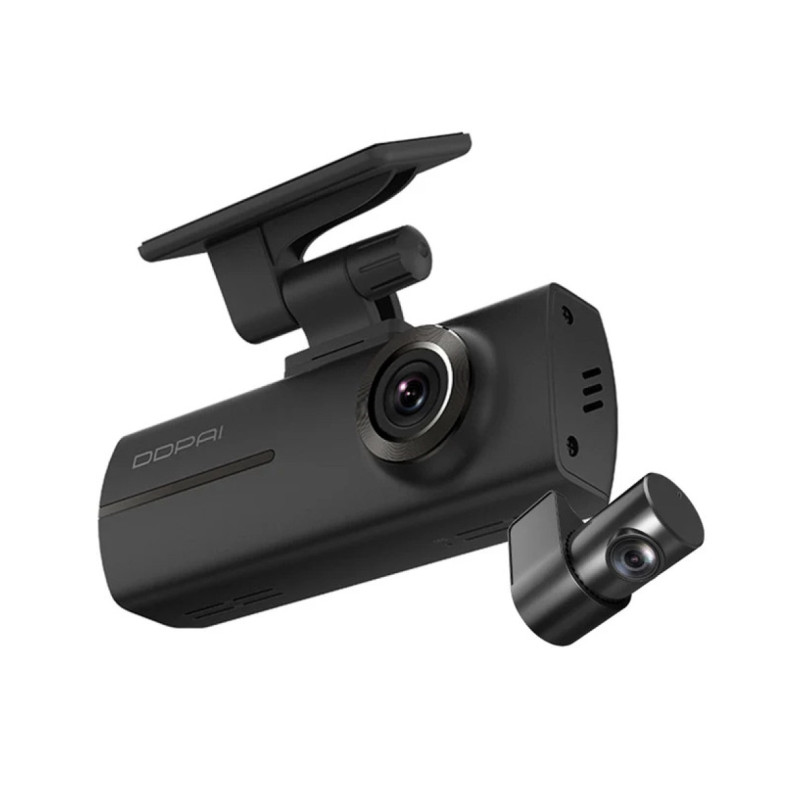 Auto kamera za snimanje vožnje DDPAI N1 Dual (1296p + 1080p, 140°, Wi-Fi, crna)-0