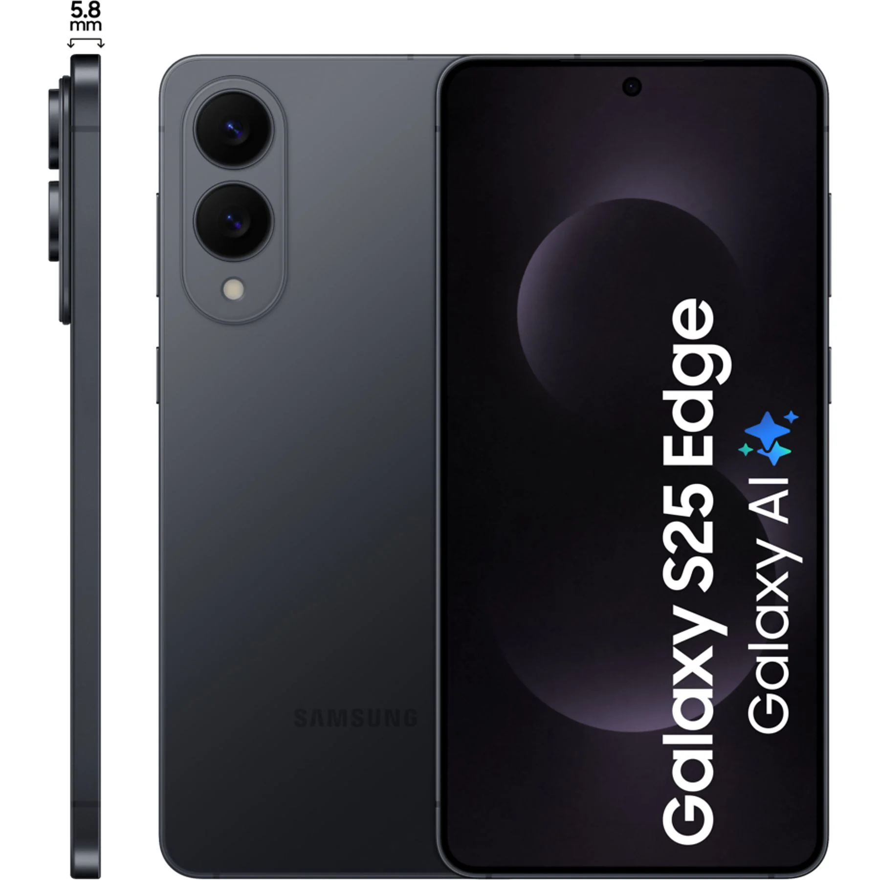 Mobitel SAMSUNG Galaxy S25 Edge 8GB/256GB Titanium Jetblack EU-5