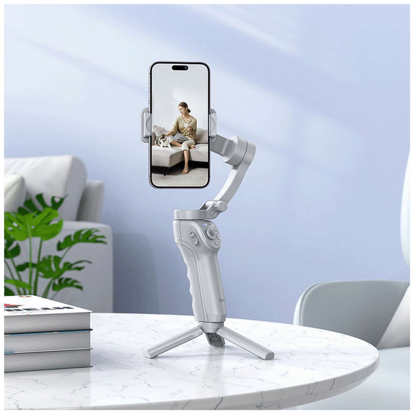 hoco. Držač/ Stabilizator Gimbal za smartphone, Bluetooth - K24-8