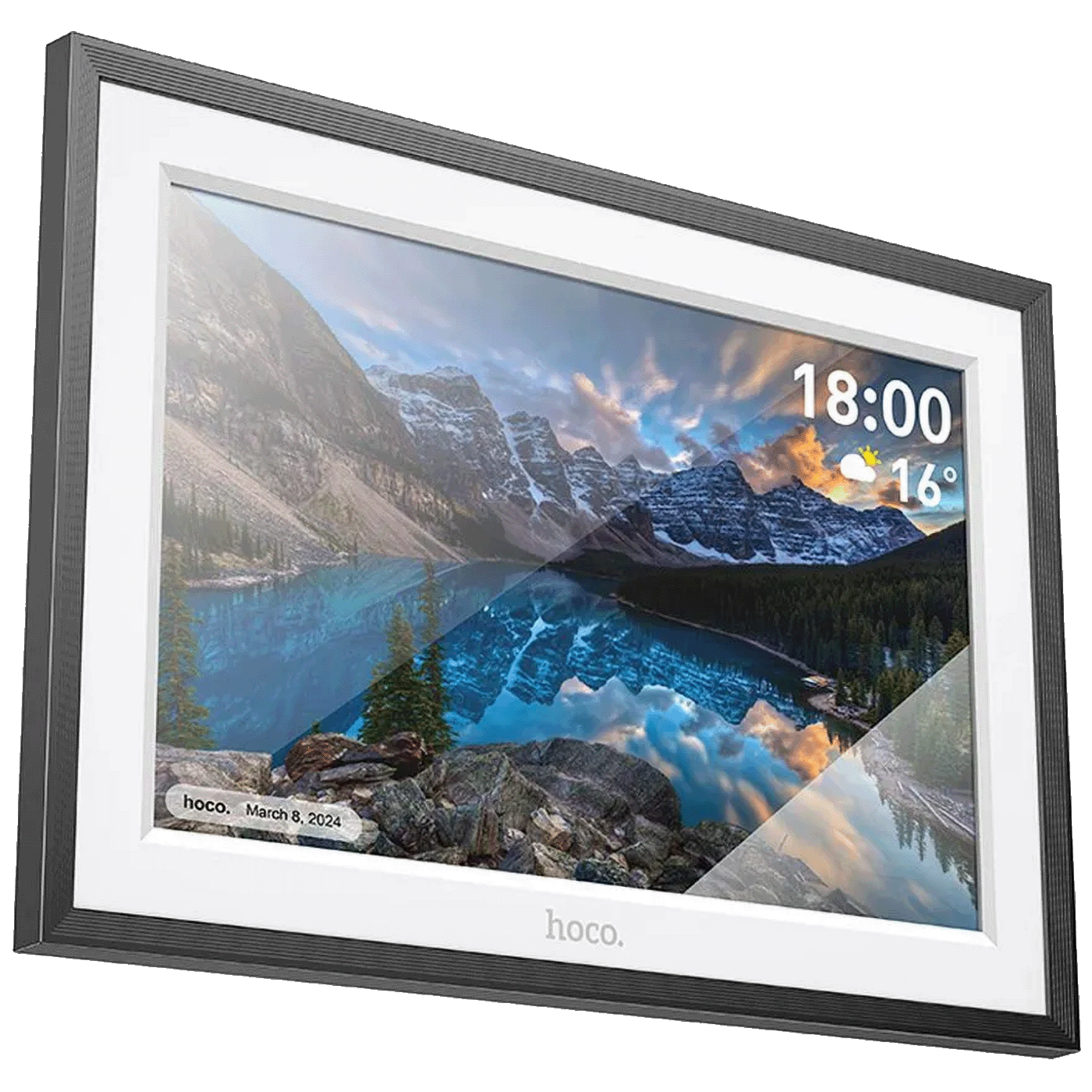 hoco. Digitalni foto okvir 10", LCD touch panelWiFi, microUSB - HI13-0