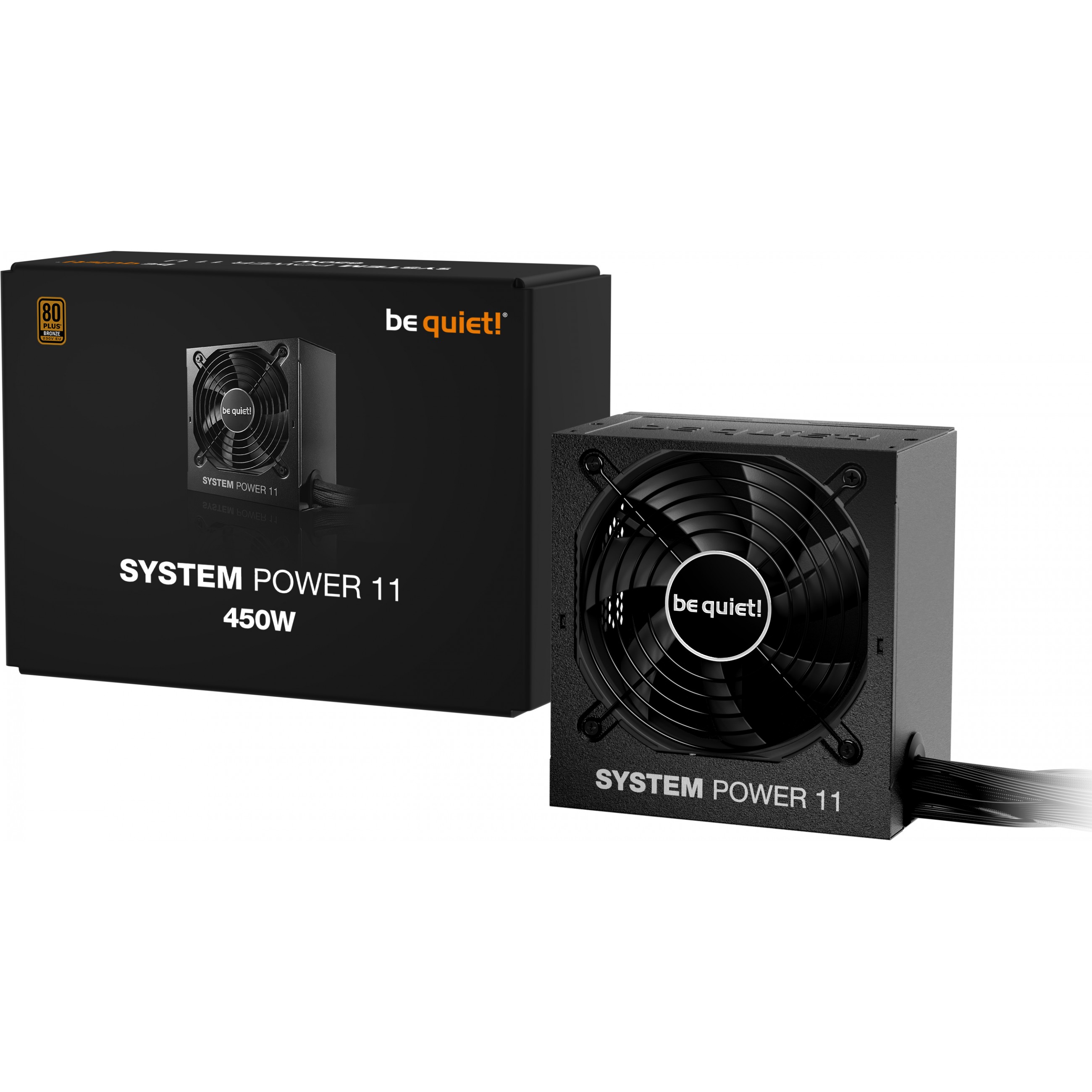 Napajanje BE QUIET! System Power 11 450W (20+4 pin ATX, ATX, Crna)-3