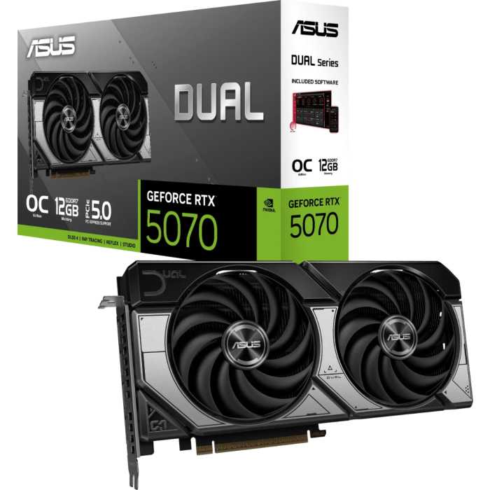 Grafička kartica ASUS DUAL-RTX5070-O12G (NVIDIA GeForce RTX 5070, 12 GB GDDR7)-16
