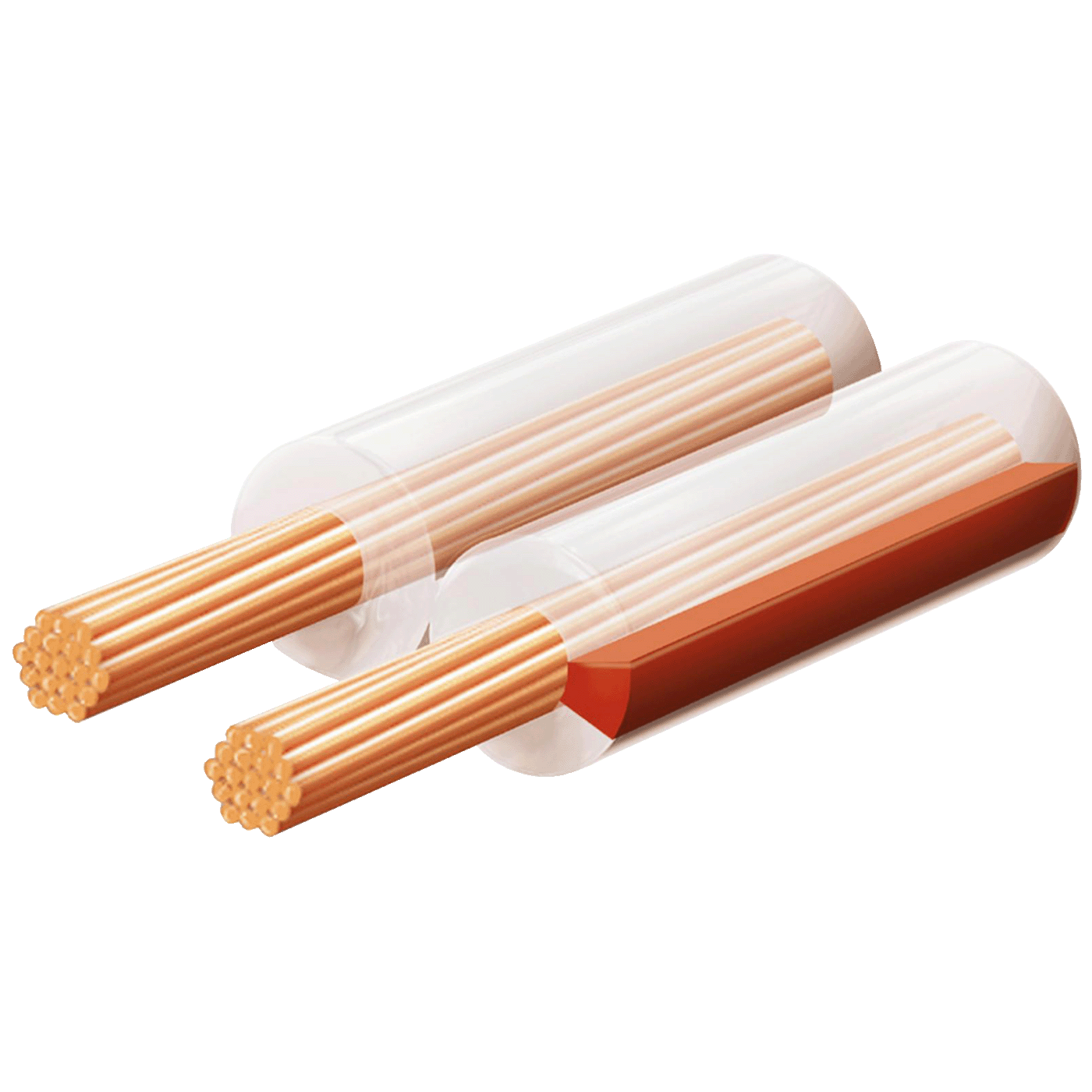 USE Kabel za zvučnike 2 x 1,50 mm, transparent, 100 met. - KLS 1,5T-0