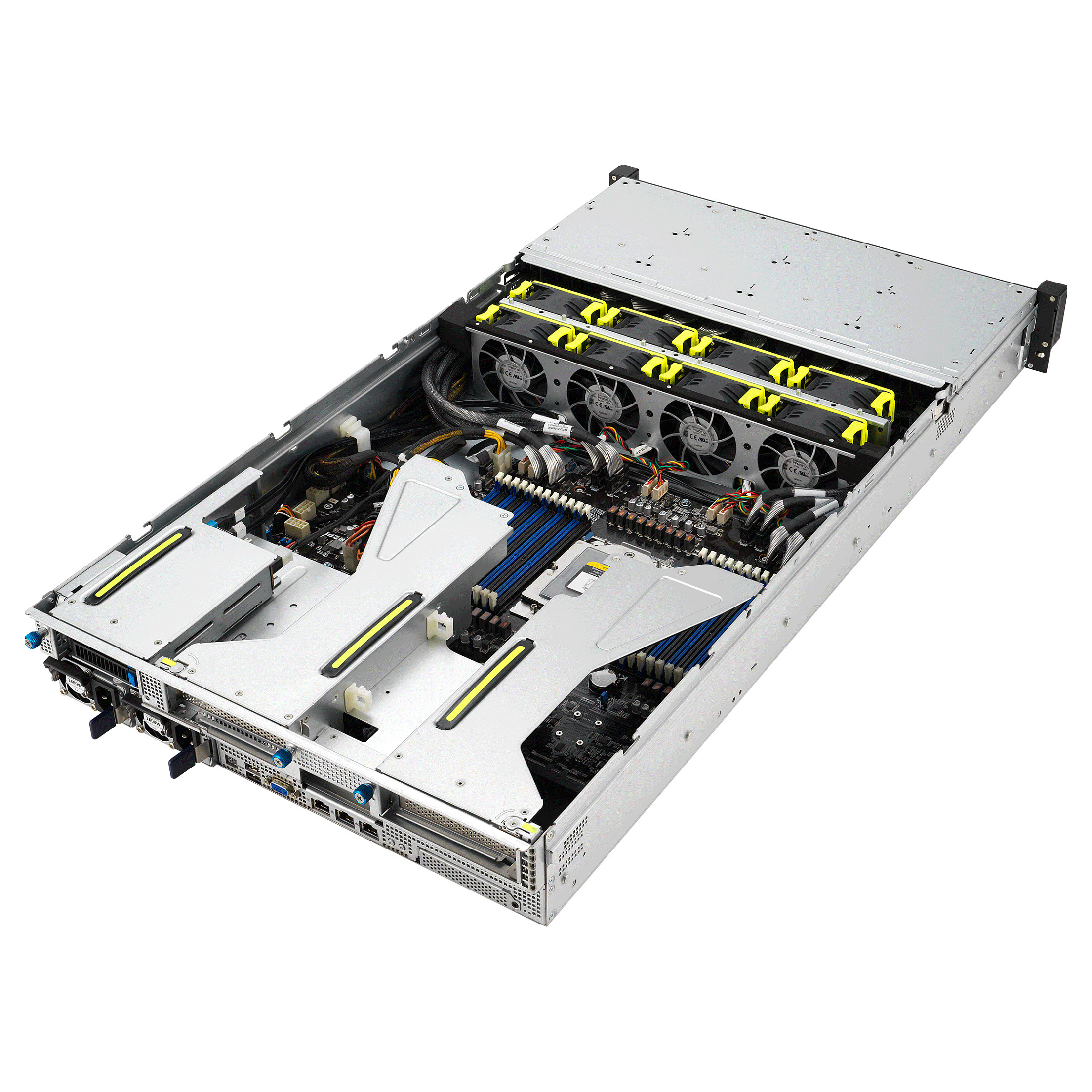 Platforma Asus Rack ASUS RS521A-E12-RS24U (AMD Epyc 9005/9004, 16x NVMe, 8x SATA HS, 2xM.2, 2x1Gbe, IPMI, 1+1 2000W)-7