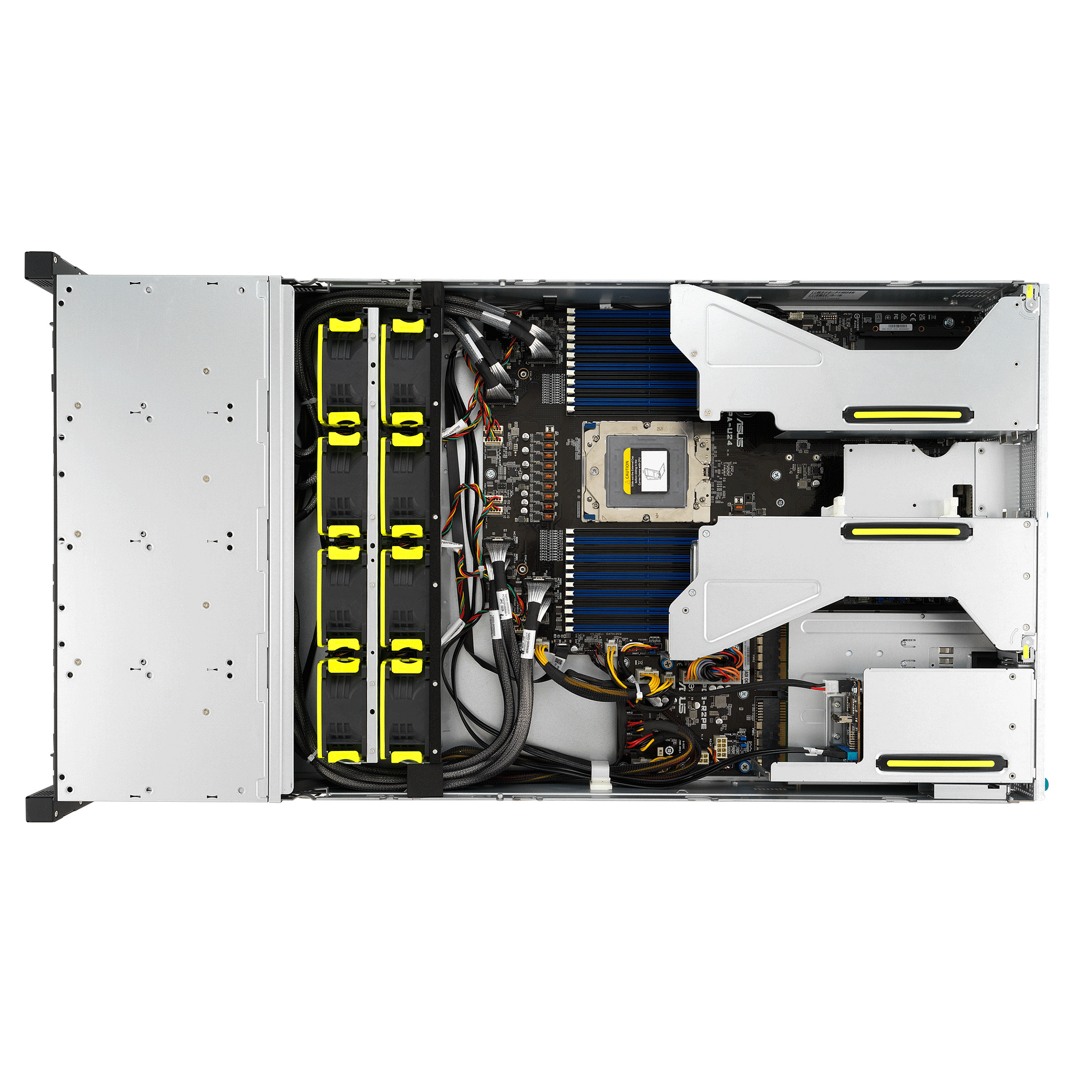 Platforma Asus Rack ASUS RS521A-E12-RS24U (AMD Epyc 9005/9004, 16x NVMe, 8x SATA HS, 2xM.2, 2x1Gbe, IPMI, 1+1 2000W)-8
