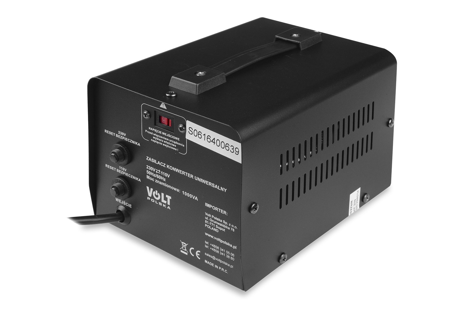 Pretvarač napona VOLT POLSKA VP 1000 (1000W, 230V na 110V)-1