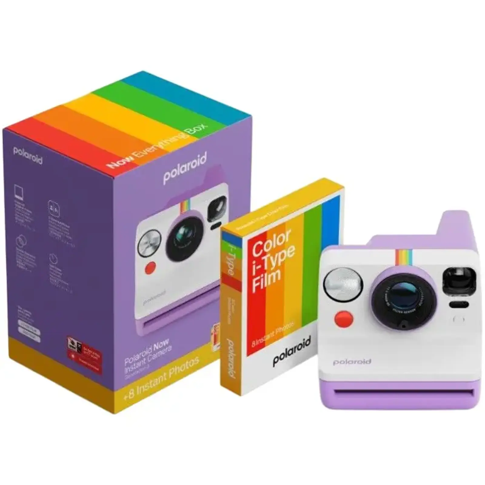 Fotoaparat POLAROID Now3 Purple Everything Box (8 photos)-0