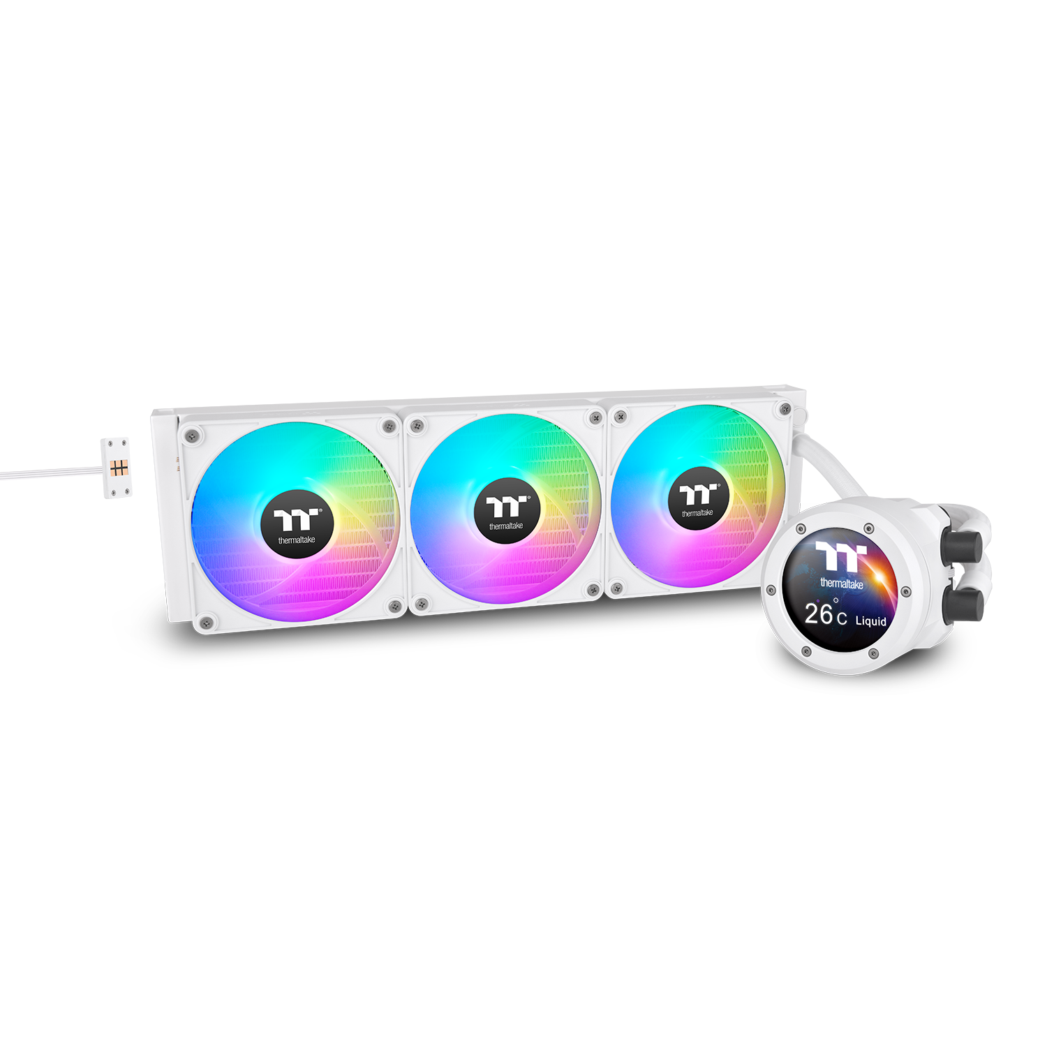 Hladnjak THERMALTAKE → THERMALTTAKE → LIQUID COOLER TH360 V2 Ultra EX ARGB AIO SNOW-11