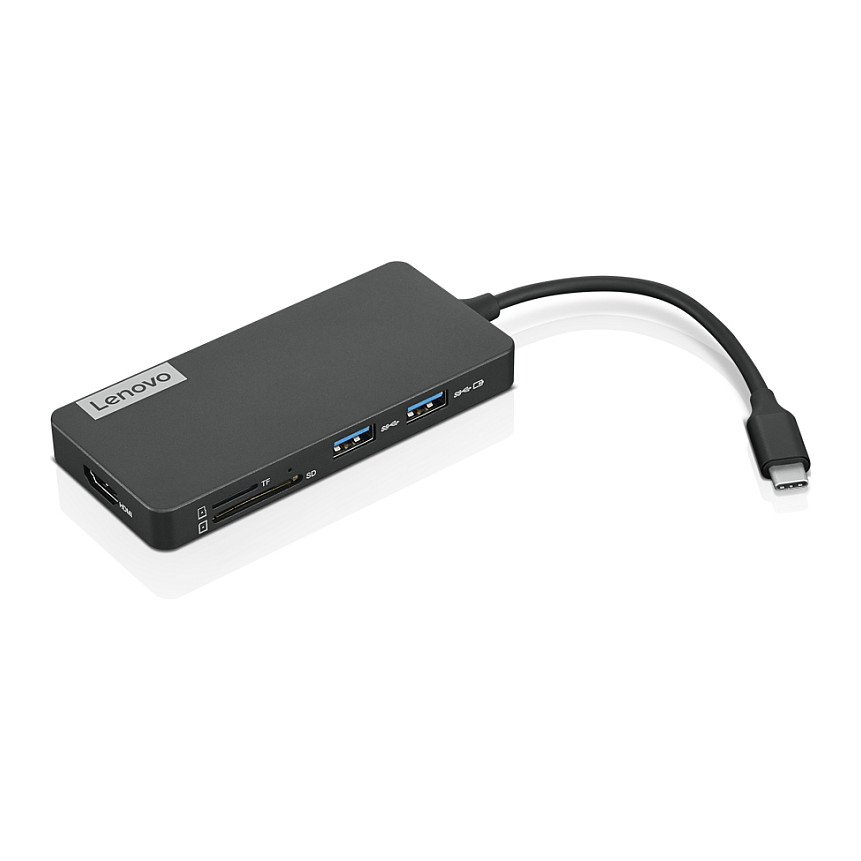 Laptop Docking Station LENOVO GX90T77924 (USB 3.2 Gen 1 Type-C, Siva)-1