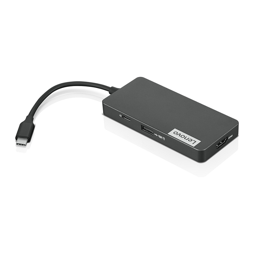 Laptop Docking Station LENOVO GX90T77924 (USB 3.2 Gen 1 Type-C, Siva)-2