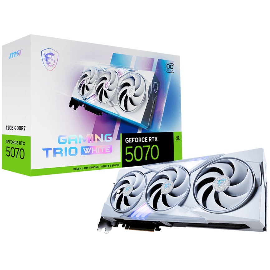 Grafička kartica MSI GAMING GeForce RTX 5070 12G TRIO OC WHITE 12 GB GDDR7-0