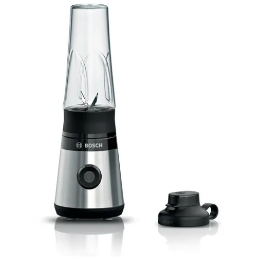Blender BOSCH VitaPower MMB2111M 450 W (kapacitet 0.6 L, materijal posude Tritan, srebrna/nerđajući čelik)-0