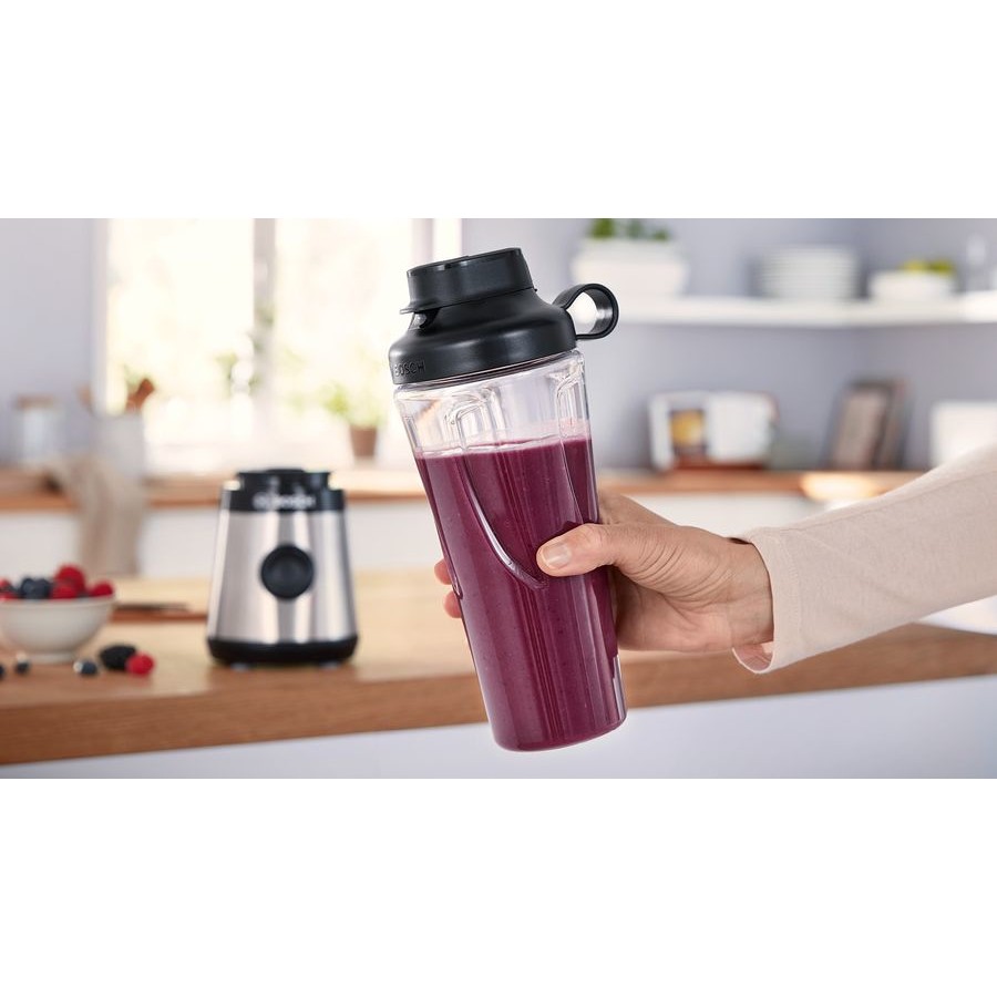 Blender BOSCH VitaPower MMB2111M 450 W (kapacitet 0.6 L, materijal posude Tritan, srebrna/nerđajući čelik)-2