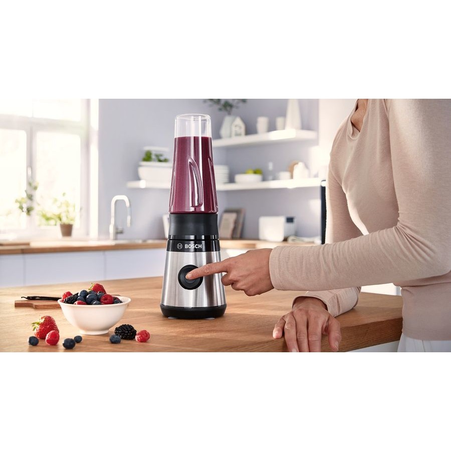 Blender BOSCH VitaPower MMB2111M 450 W (kapacitet 0.6 L, materijal posude Tritan, srebrna/nerđajući čelik)-3