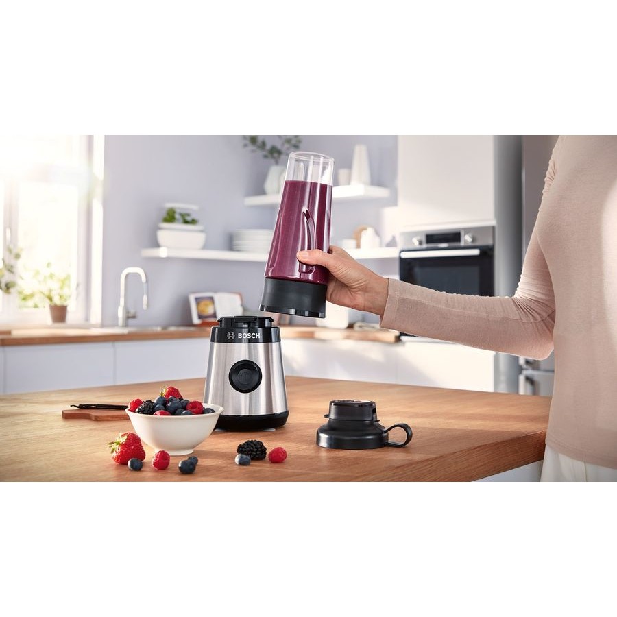 Blender BOSCH VitaPower MMB2111M 450 W (kapacitet 0.6 L, materijal posude Tritan, srebrna/nerđajući čelik)-13