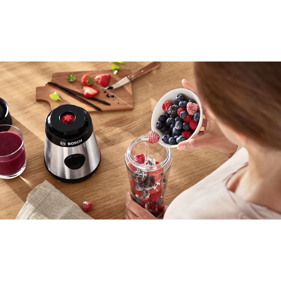 Blender BOSCH VitaPower MMB2111M 450 W (kapacitet 0.6 L, materijal posude Tritan, srebrna/nerđajući čelik)-18